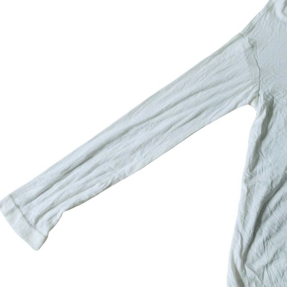 Free People Moonshine White V-Neck Tunic Top Small - Picture 7 of 9